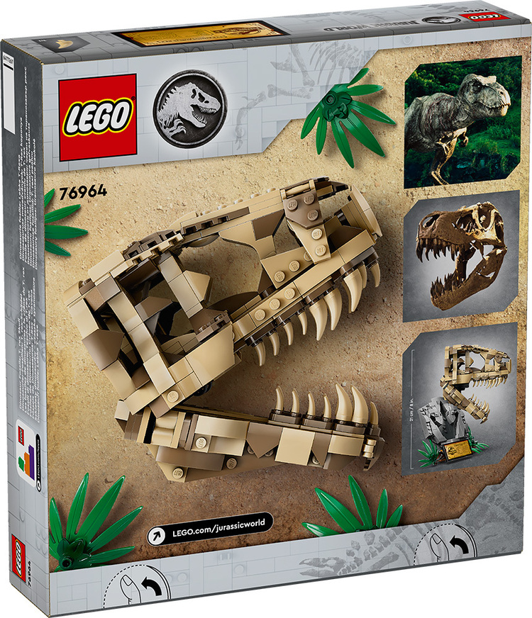 Lego Jurassic World Dinosaur Fossils: T.Rex Skull - 76964