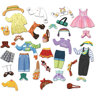 Dodo Toys Μαγνητικό Εκπαιδευτικό Παιχνίδι Dress-Up Fashion Girl Mε 32 Tεμάχια - 200243