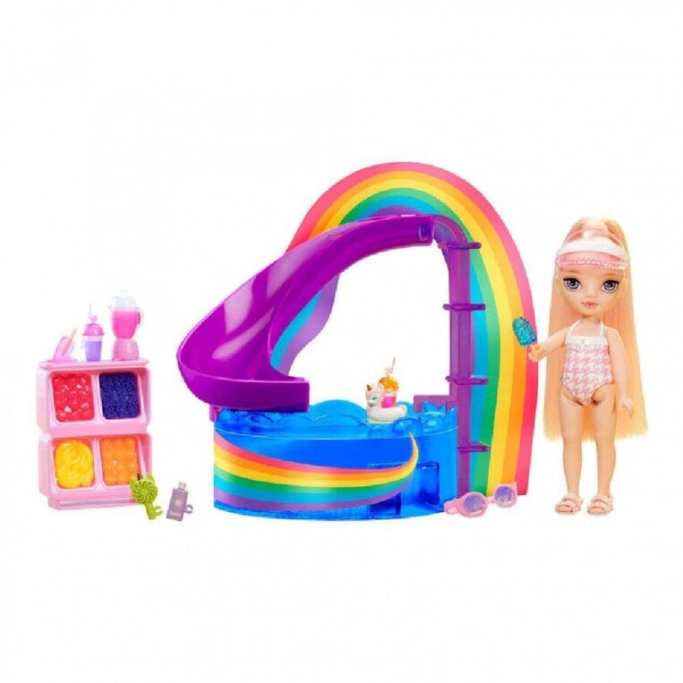 Rainbow High Littles Πισίνα Mε Κούκλα Blush - 522249EUC