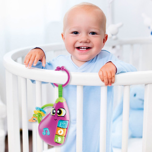 Carotina Baby Κουδουνίστρα Δραστηριοτήτων Μελιτζάνα - RF109890