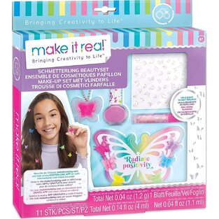 Make It Real Butterfly Beauty Children, Make-Up Set, Cosmetic Kit - FK2326