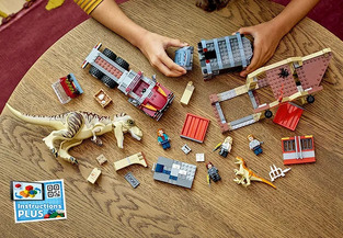 LEGO Jurassic World T. Rex Atrociraptor Dinosaur Breakout - 76948