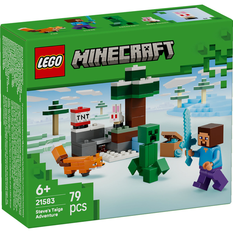 LEGO Minecraft Steve's Taiga Adventure - 21583