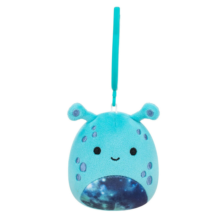 Λούτρινο Squishmallows Clip-On Garth the Teal Alien - SQCP00622