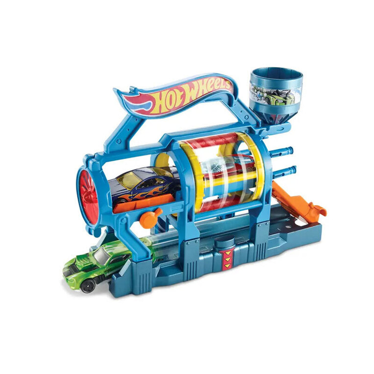 Hot Wheels City Αναδιπλούμενη Πίστα Turbo Jet Car Wash - FJN35