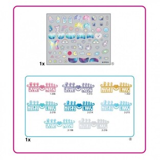 Aquabeads Nail Studio Σετ Αναπλήρωσης Για Νύχια Αστέρια & Μονόκεροι - AQB35060