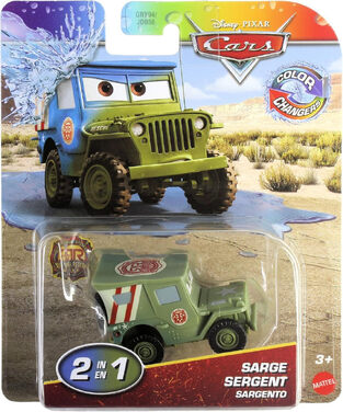 Cars Color Changers Sarge - JHD87