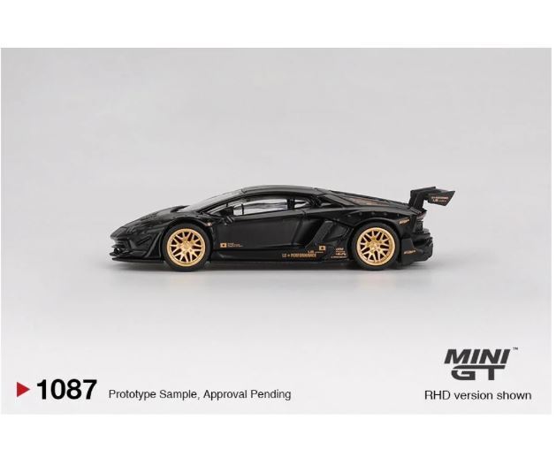 Mini GT 1:64 LB Works  Lamborghini Aventador Limitied Edition Matte Black - MGT01087BL