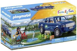 Playmobil Family Fun Ψαράς & Όχημα Pick-Up - 71038