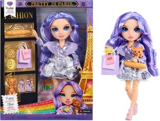 Rainbow High Pretty in Paris - Violet Willow Doll - 248798EUC