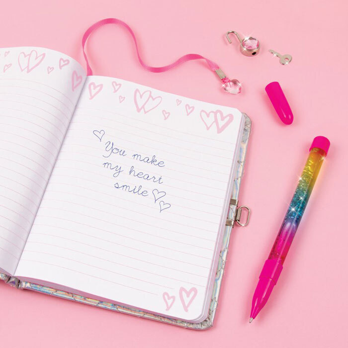 Make It Real Καπιτονέ Ημερολόγιο Που Κλειδώνει Και Στυλό - FK12035