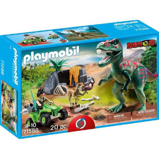 Playmobil Dino Rise Εξερευνητής Με Γουρούνα Και T-Rex - 71588