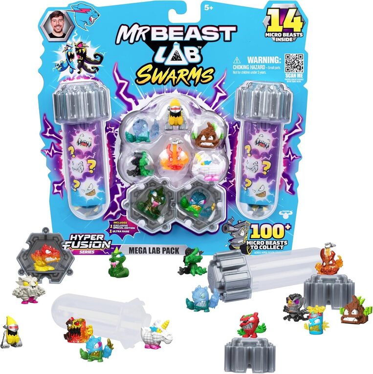 MrBeast Lab Swarms Mega Hyper Fusion Series 4 - Mega Lab Pack - MOTO24789