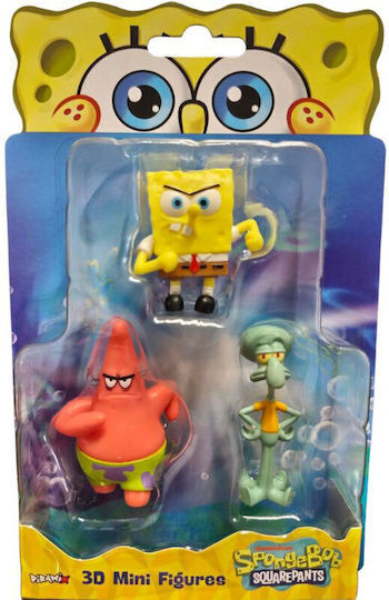 Spongebob Movie 3D Mini Figures 3 Pack - Διάφορα Σχέδια - FK0608